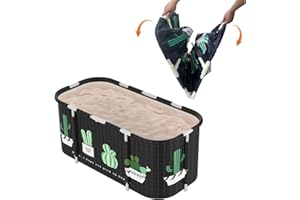 XIMI AOMAI Portable Bathtub For Shower Stall, Large 47 inch Foldable Soaking Bathing Tub for Adults, Separate Family Bathroom Japanese SPA Collapsible Tub, Ideal for Hot Bath Ice Bath Drain Specifications