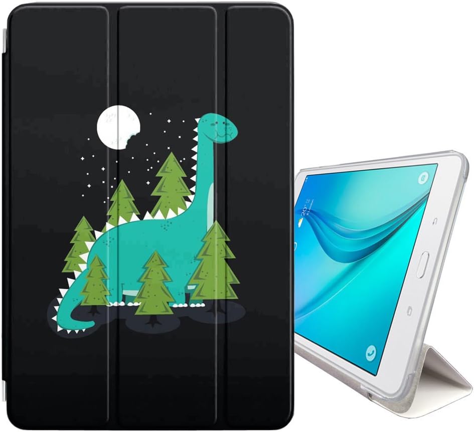 STPlus Dinosaur Prehistoric Animal Smart Cover With Back Case + Auto Sleep/Wake Function + Stand for Samsung Galaxy Tab A - 8" (T350 Series, T351 Series, T355 Series)