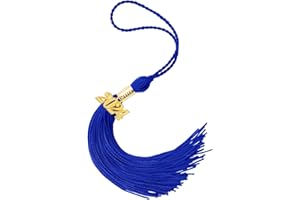 CYTOKIO 2024 Graduation Tassel, 2024 Tassel Graduaiton, Graduation Cap Tassel for Graduation Cap 2024 Graduation Hat Decoration Tassel with The 2024 Year Gold Charm for Graduation Party Ceremonies Blue