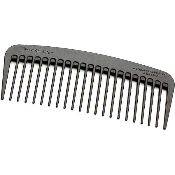 Amazon.com : Chicago Comb Model 8 Carbon Fiber, Made in USA, Anti