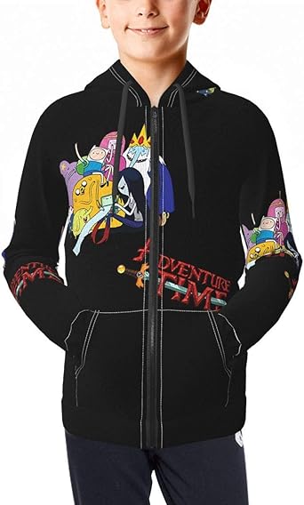 adventure time zip up hoodie