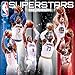 NBA Superstars 2018 Wall Calendar by 