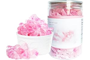 Rose rock candy 400g, rock sugar for teaAdd to coffee and tea for a nice sweetness, and can also be used to make smoothies, 