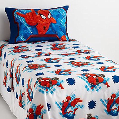 Marvel Ultimate Spiderman 5 Piece Twin Bed In A Bag Bedding Set