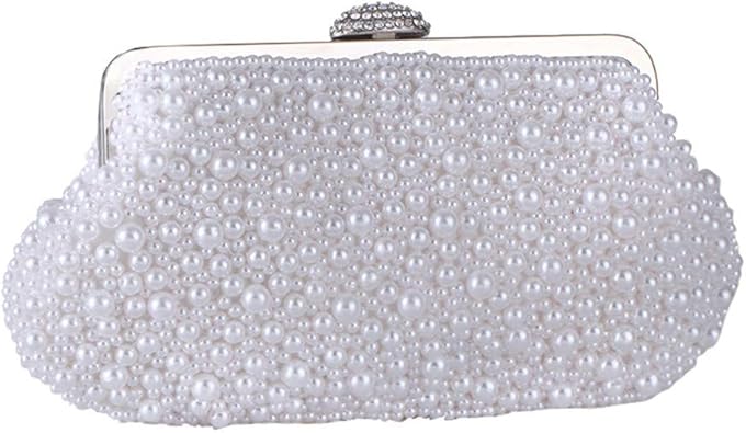 amazon white clutch bag