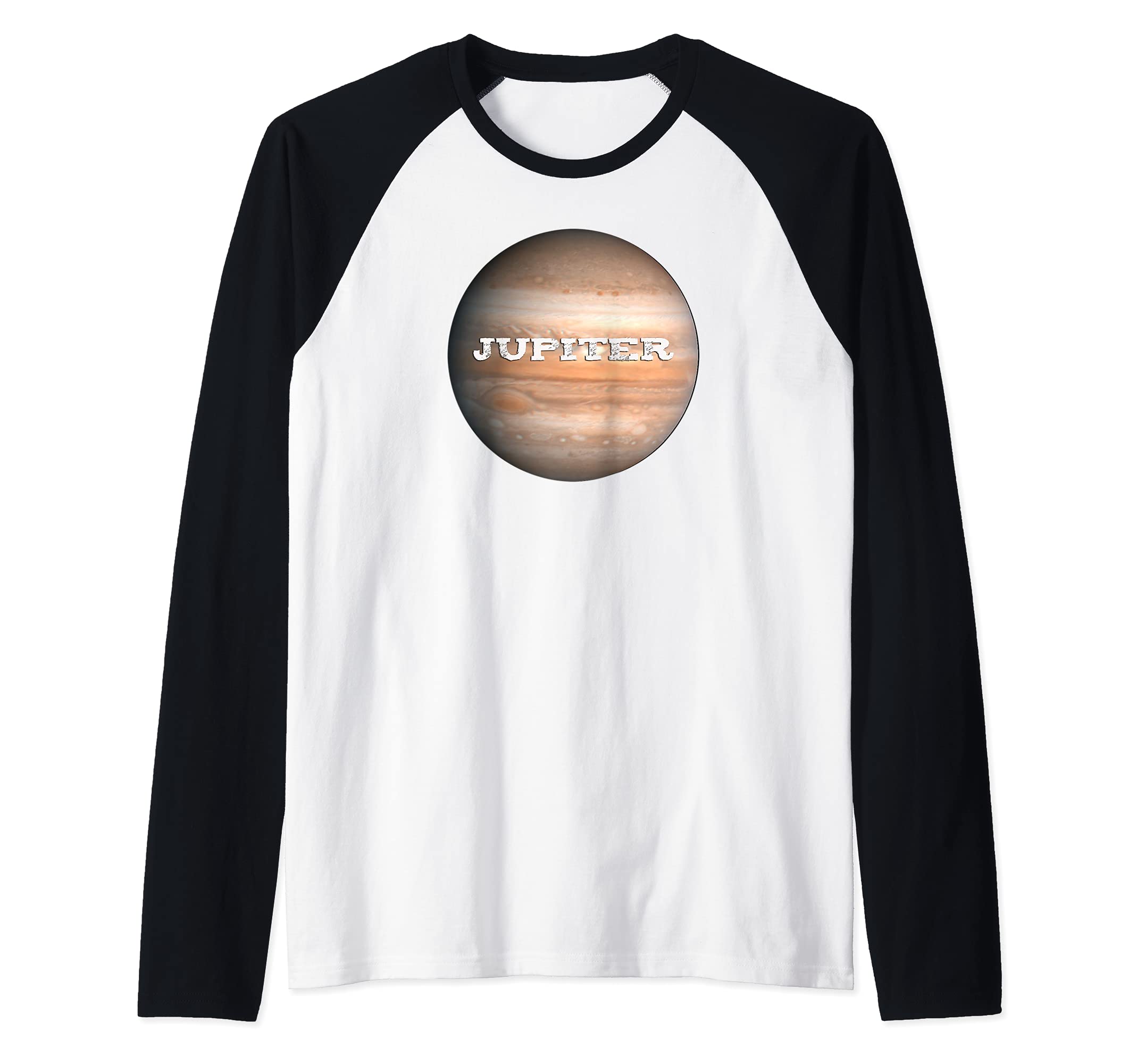 The Planet JUPITER Raglan Baseball Tee