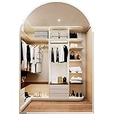 Arched Bathroom Mirror, 16X24 inch Arched Frameless Mirror, Arch Wall Mirror,Frameless Mirrors for Bathroom,Beveled Bathroom Mirror.