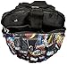 Madpax Marvel Spiderman Comic Strip Backpack, Multi/Black