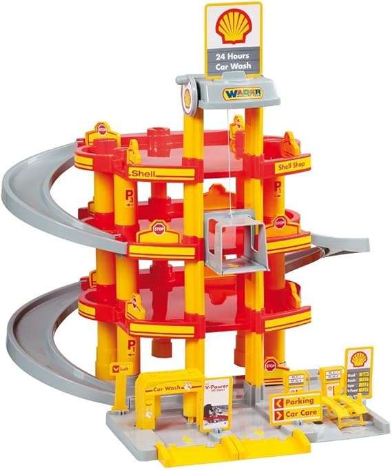 Wader 10240 Garage Shell à 4 étages Amazon.fr Jeux et Jouets