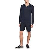 Vince mens Linen L/S Johnny CollarLinen L/S Johnny Collar