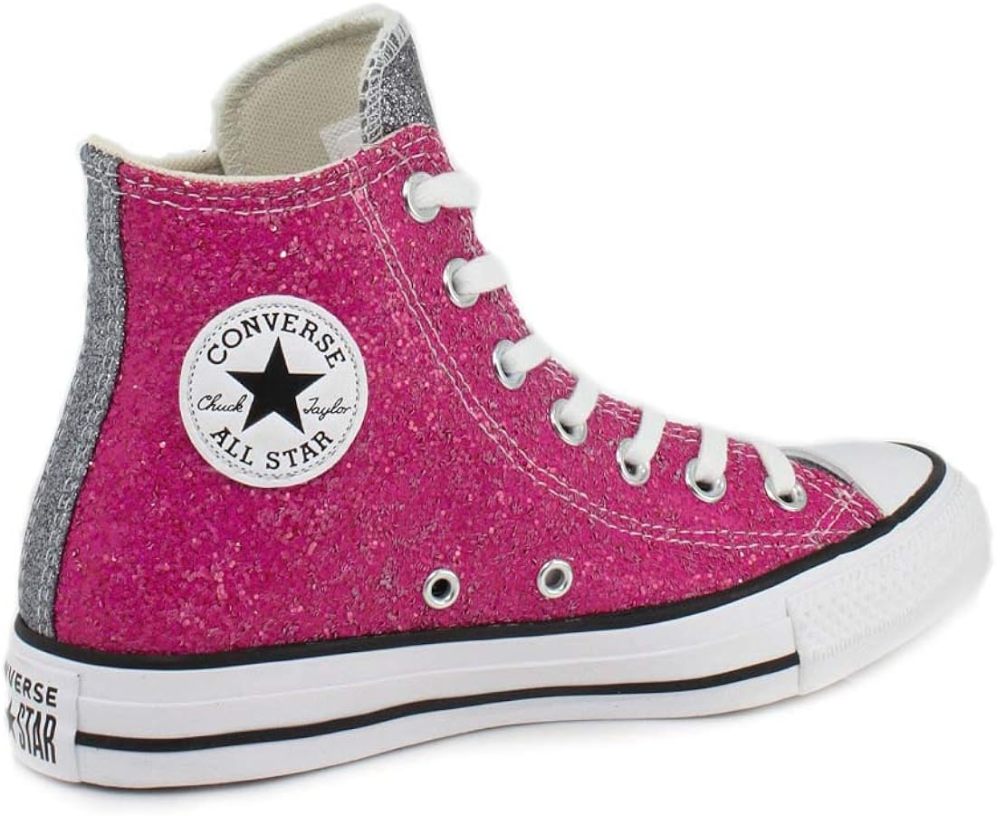converse chuck taylor all star ox chunky glitter womens sneakers