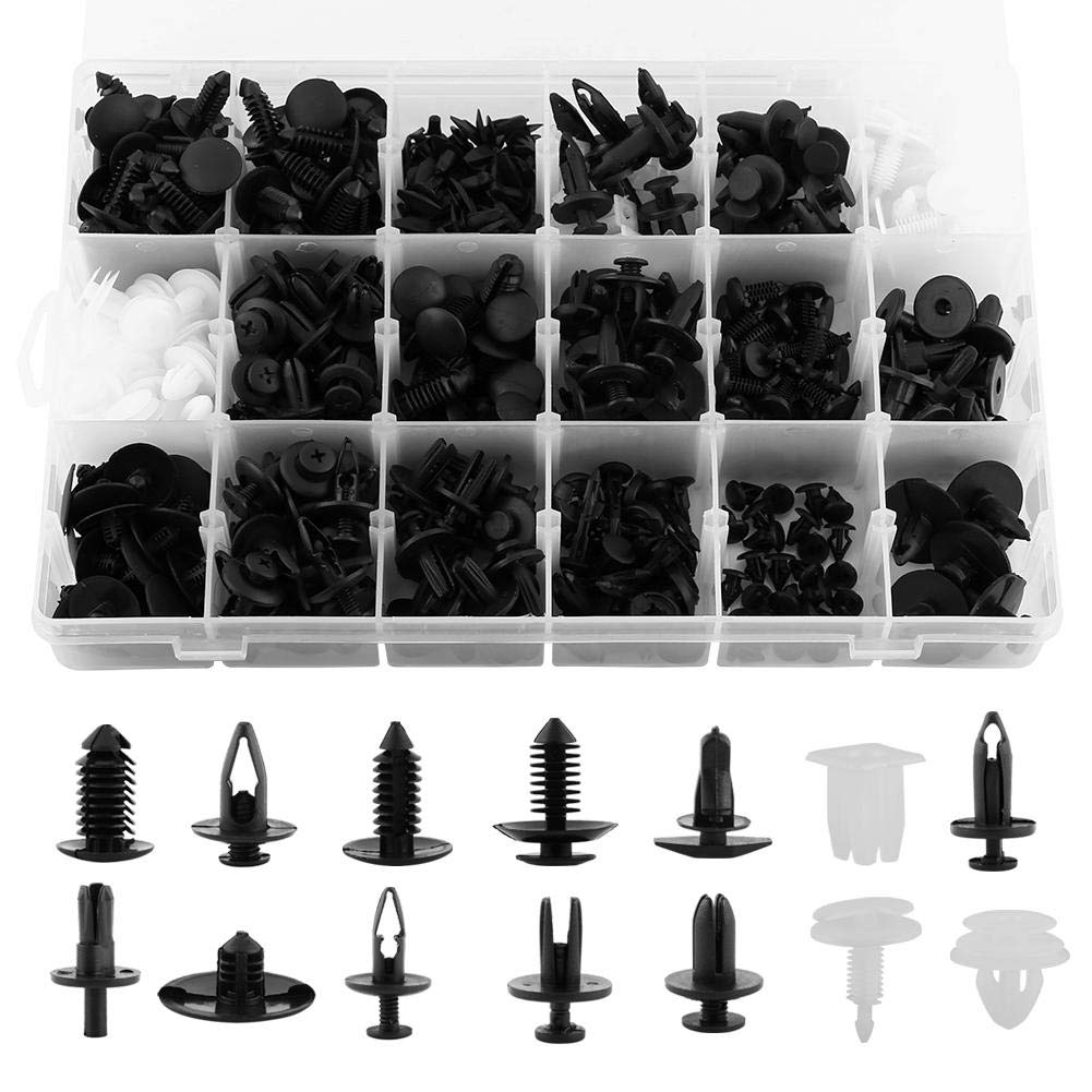 415 Pcs Car Retainer Clips Bumper Fastener Clips Retainer Push Kit Universial Plastic Fasteners Kit 18 Sizes Push Pin Rivets Set Molded products Molded products Molded products scrivet clips