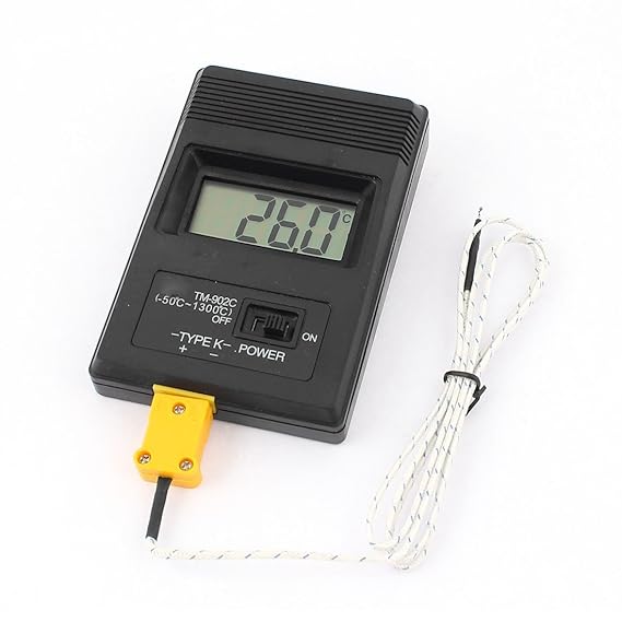 New TM902C Digital LCD K Type Thermometer Single Input + Thermocouple