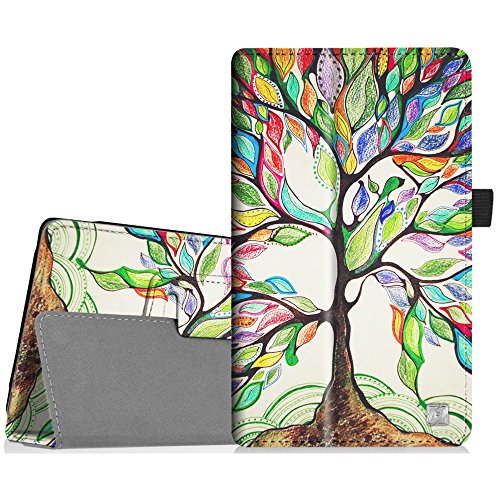Fintie Alcatel Onetouch POP 7 LTE Case (T-Mobile 2016 Model) - Premium PU Leather Stand Folio Cover with Stylus Holder for T-Mobile Alcatel One Touch POP 7 LTE (Model 9015W), Love Tree Fintie Alcatel Onetouch POP 7 LTE Case (T-Mobile 2016 Model) - Premium PU Leather Stand Folio Cover with Stylus Holder for T-Mobile Alcatel One Touch POP 7 LTE (Model 9015W), Love Tree
