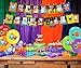 Monster 1st Birthday Decorations Kit - Monster Photo Banner Balloons Cupcake Toppers for Little Monster Party Supplies