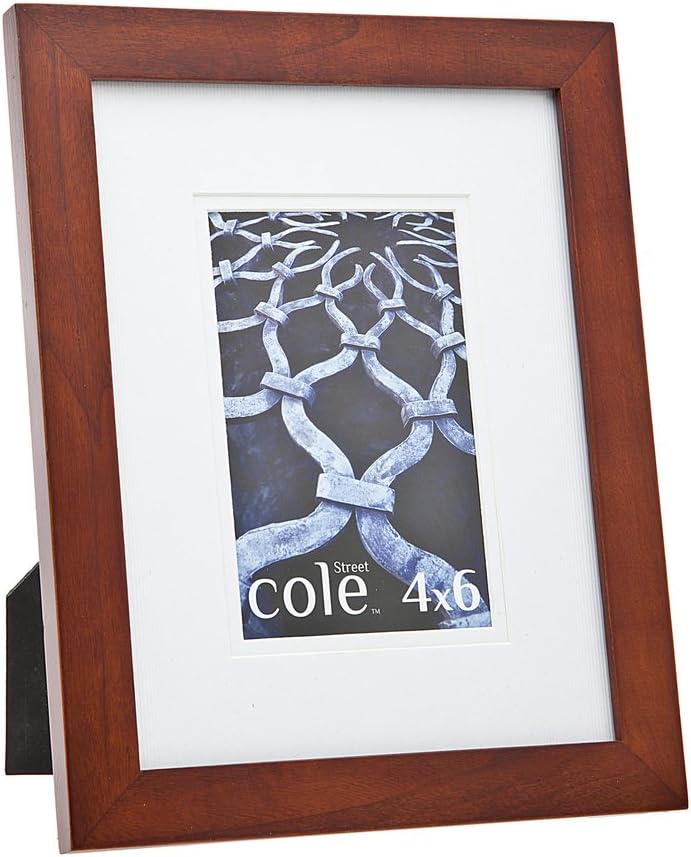 Philip Whitney 7x9/4x6 Matte Walnut Basic Picture Frame