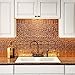 FASÄDE Traditional Style/Pattern 1 Decorative Vinyl Backsplash Panel in Polished Copper (One 18