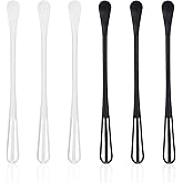 Mini Whisks, 6 Pack Dual-head Multifunctional Spoon Plastic Mini Whisk for Coffee, Cooking, Effortless Blending, Whisking, Ingredient, Sauce (2 Colors)
