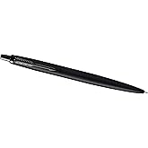 Parker Jotter XL Ballpoint Pen, Monochrome Matte Black, Medium Point, Blue Ink, Gift Box - Smooth Writing, Signature Design, Stationary, Desk Essentials