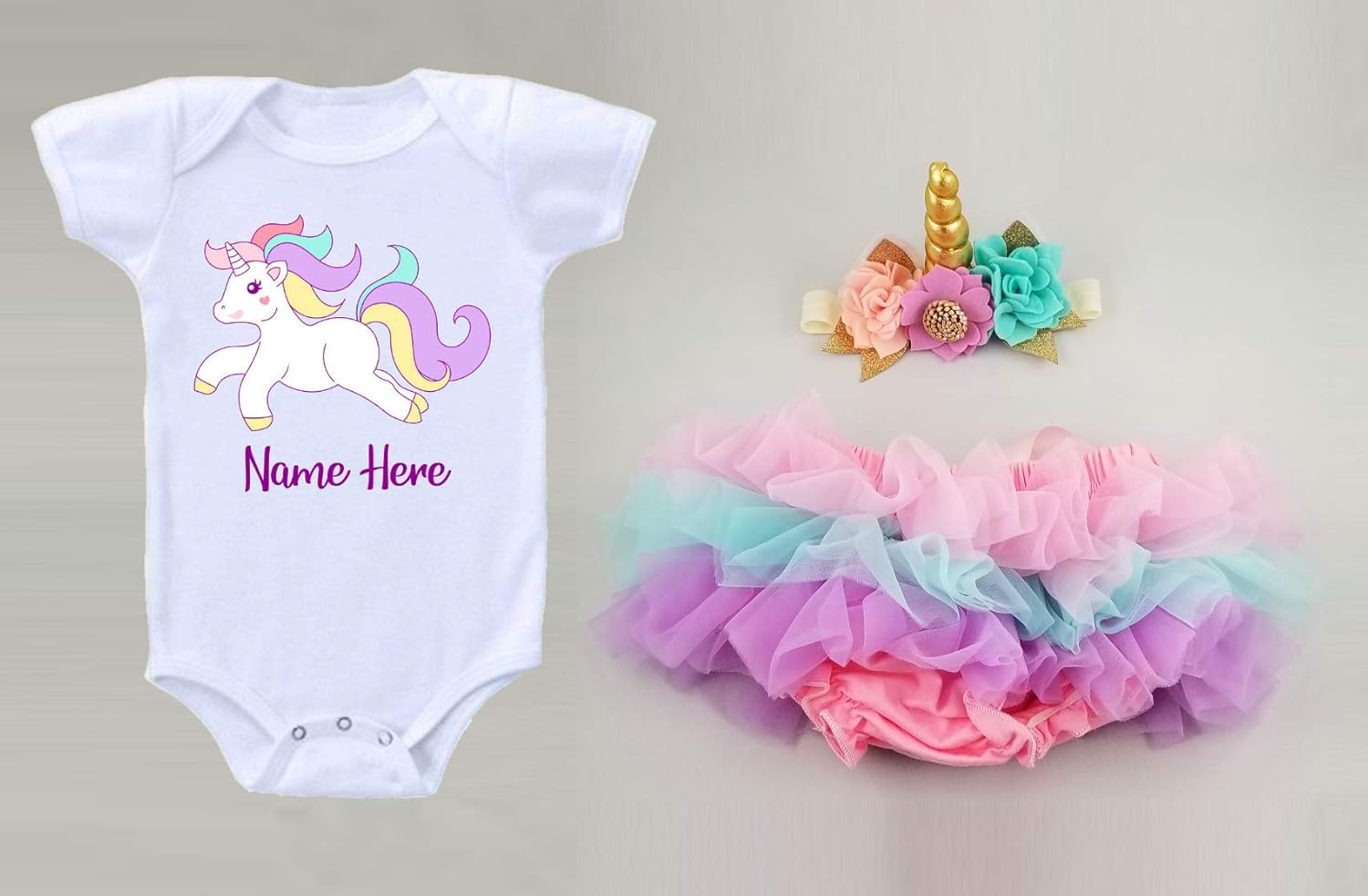 unicorn infant outfit