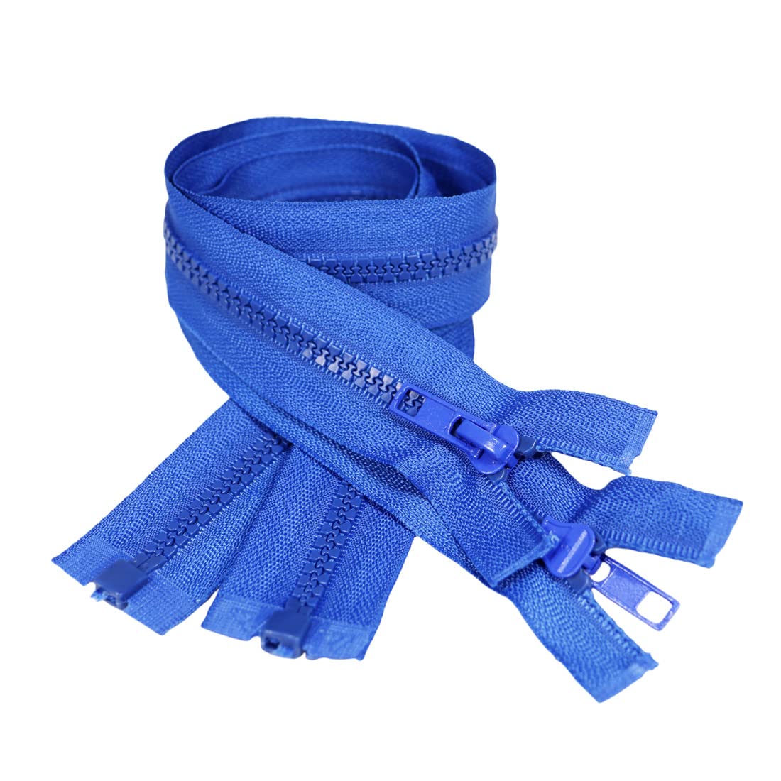 2 pieces, 8 sizes, 5# separator injected zipper, for jacket, coat sewing, white, black, etc. 20 colors, divisible plastic zipper (3232, 70 cm)
