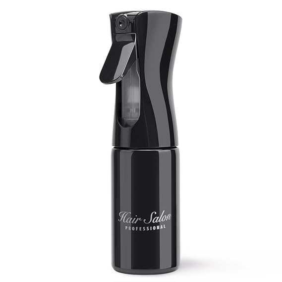 Natural Hair Spray Bottle, Black Water Mister for Curly Hair Styling, 5