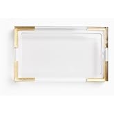 Antica Farmacista Bath & Body Lucite Tray - Bathroom Tray for Two 10 oz Bottles - Gorgeous Bathroom Essential - Luxury Gift for Housewarmings