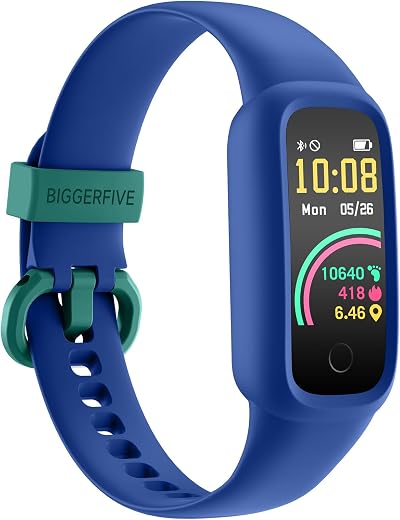 Vigor 2 L Kids Fitness Tracker Watch Blue 5-15 Heart Rate IP68