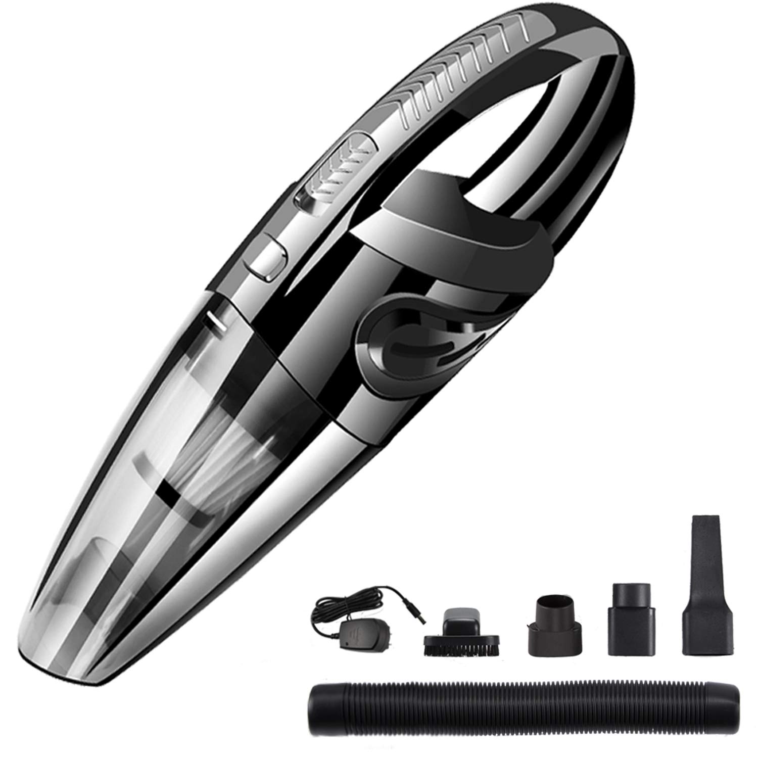 LICORNE Car Vaccum cleaner, Handheld Cordless Cleaner Rechargeable Wet Dry Vaccum with 120W 3.2K Pa Strong Cyclonic Suction 2200Mah Battery for Pet Car Home Office