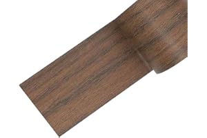 Weshaso Wood Grain Tape, Durable High Adhesive Antique Wood Tape, Repair Tape Patch Wood Textured Adhesive for Furniture Floor Beautification Decoration, 2.2'' X 15' (Dark Brown Dark Oak)