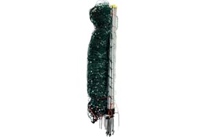 Farmily Portable Electric Fencing Net for Sheep and Goat with Step-in Fence Post, 35"x164', Green …