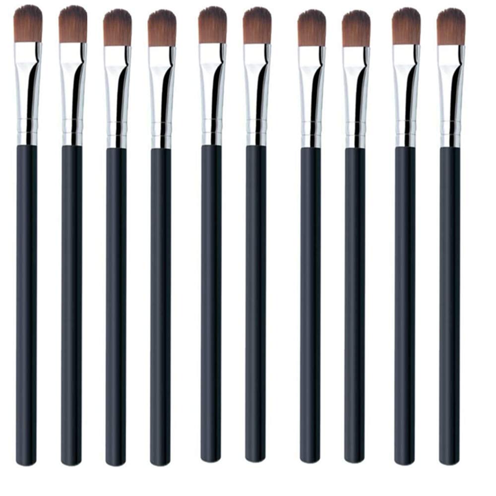 10 Pcs Eyeshadow Brush Makeup Brushes Make up with Soft Synthetic Hairs,Eyeshadow Applicator Blending Foundation Concealer,Eyebrow,Eyeliner