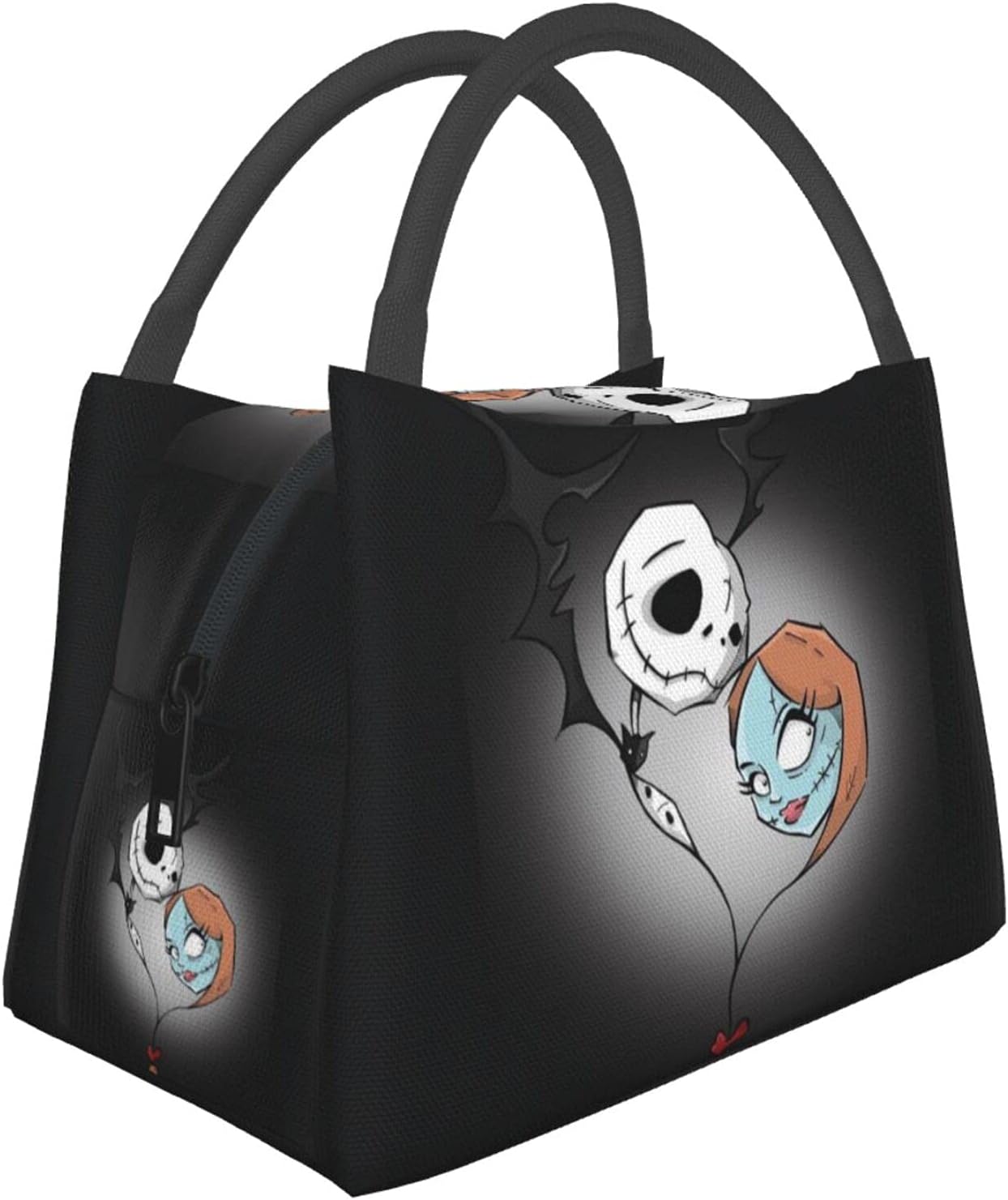 Lunch Bag for Women & Men The nightmare before Christmas Reusable Insulated Lunch box Waterproof Multifunction Lunch Box Organizer Used for Work School Picnic Trip