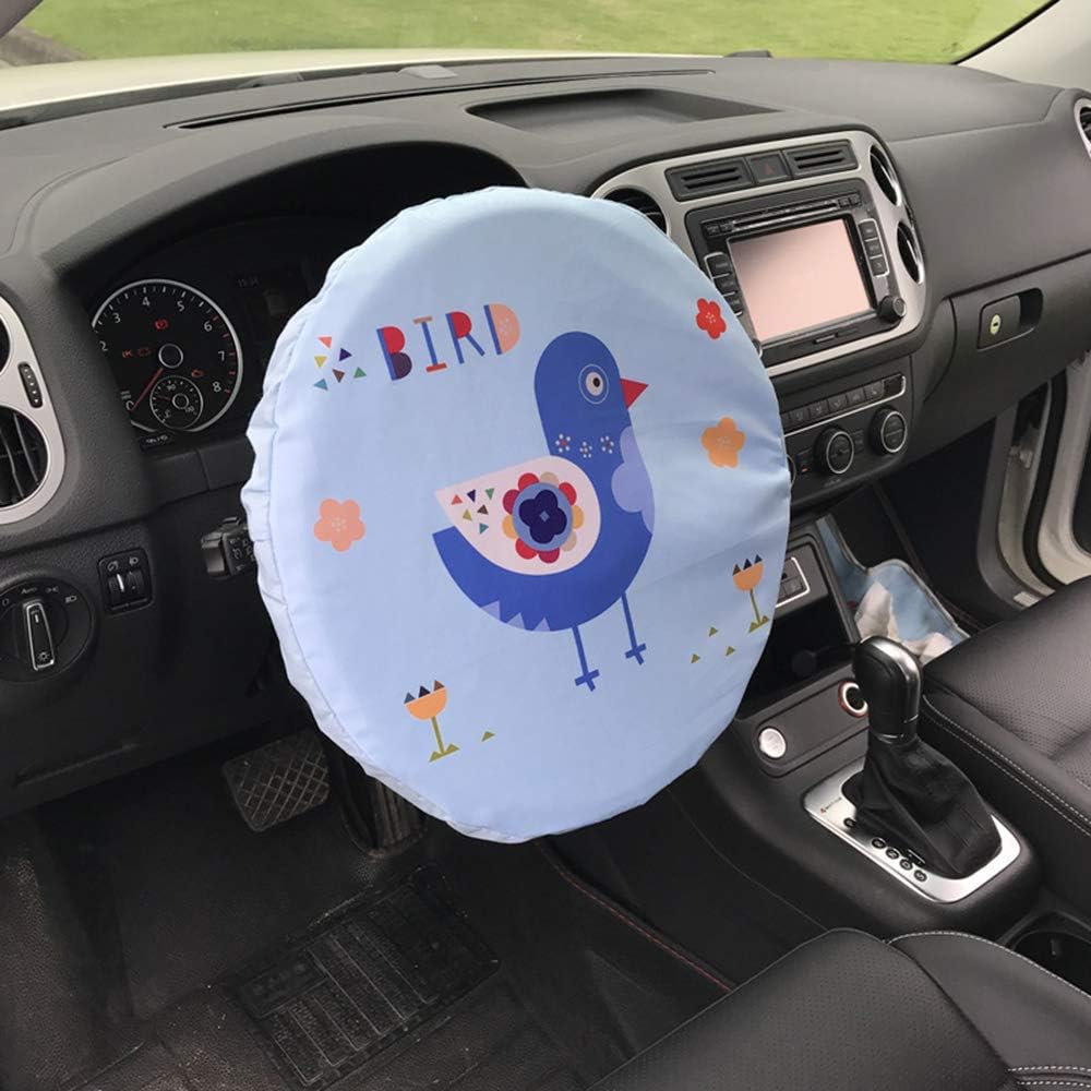 Forala Steering Wheel Sun Shade Cover Universal Fit UV