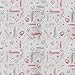 Bacati Baseball Red/Grey Muslin Quilted Changing Pad Cover