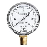 SENCTRL 0-60 Inches of Water Column Gauge, Low