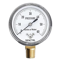 SENCTRL 0-60 Inches of Water Column Gauge, Low