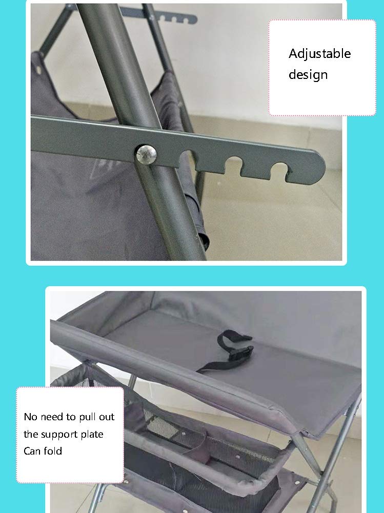 Napravi Rs Ameublement Et Decoration Tables A Langer Porte Couches Pliable Angle Reglable Entre Parentheses Couleur Grise Table A Langer Organiseur De Chambre Denfant Pour Bebe