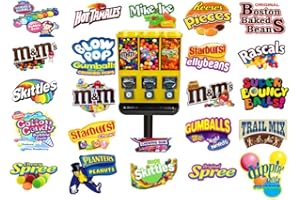 Generic Die Cut Candy and Gumball Vending Machine Sticker Decal Labels (Mike IKE)