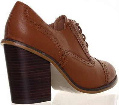 block heel brogues ladies