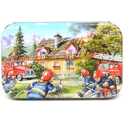 Leoie 60pcs Childrens Wooden Puzzles Baby Early Education Educational Toys Gift with Storage Box 18#