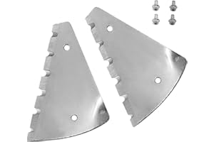 OKSTENCK 8-inch Ice Blade - Run.SE Auger Replacement Blade, Stainless Steel ice Blades, Essential for Outdoor Fishing, Campin