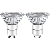 LPSAFP LED GU10 Range Hood Light Bulbs, LED Stove Appliance Light Bulb, Kitchen Light Replacement Halogen Light Bulb, 50W Equivalent, Warm White 120V/AC, 6W 550 Lm, Dimmable,Waterproof IP65 Pack of 2