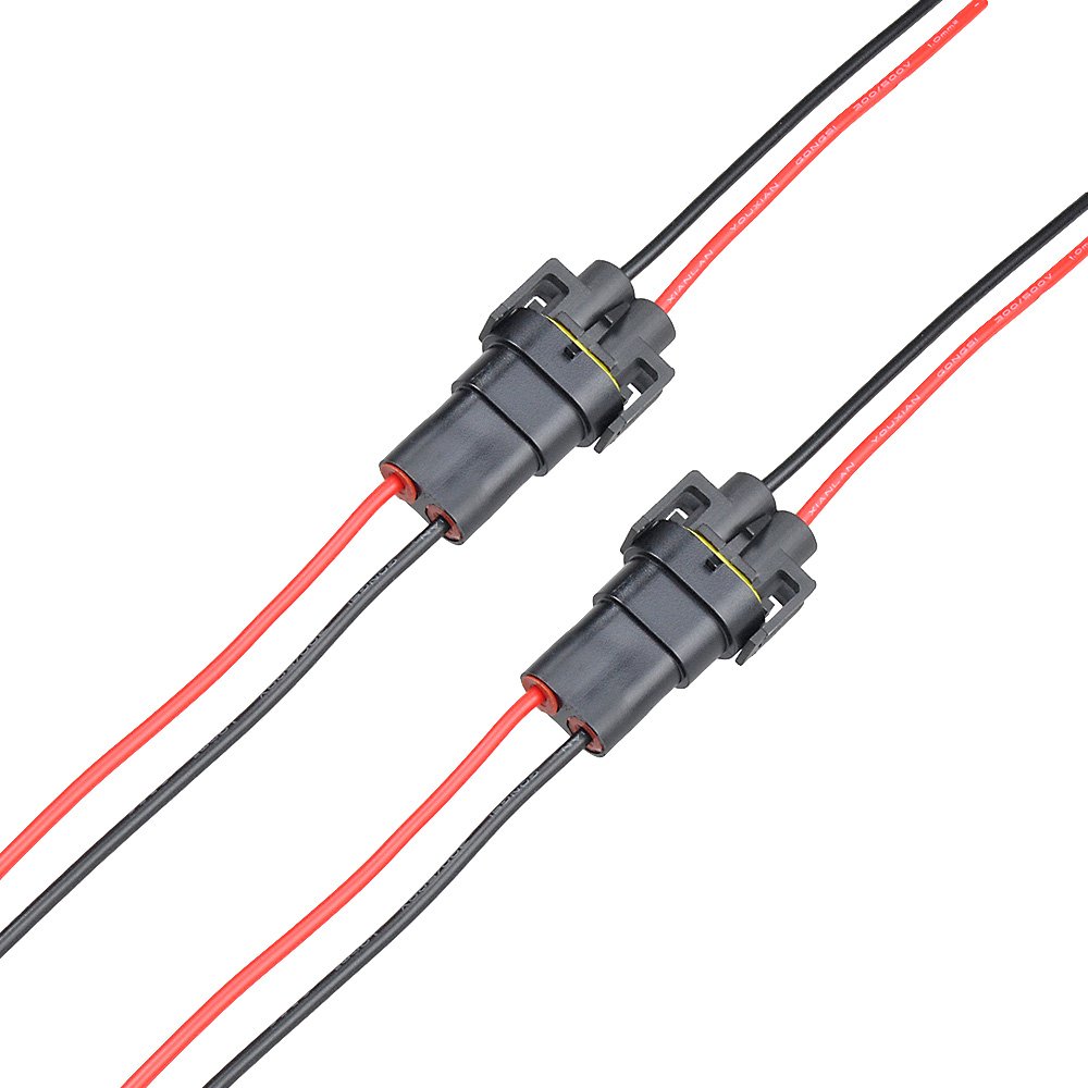 Replacement Parts MUYI 2 Set H11 H8 Adapter Female and Male Connector