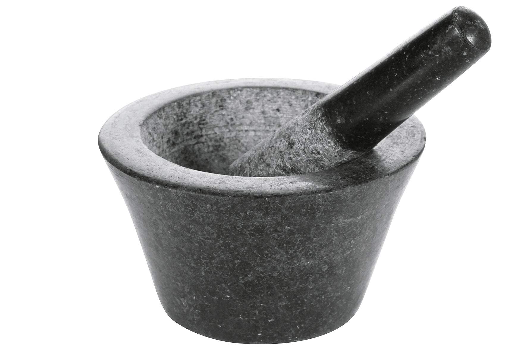Boska Mortar Herbs/Solid Granite/Dishwasher Safe/Supplied in Gift Box/Black / ⌀ 6,9"