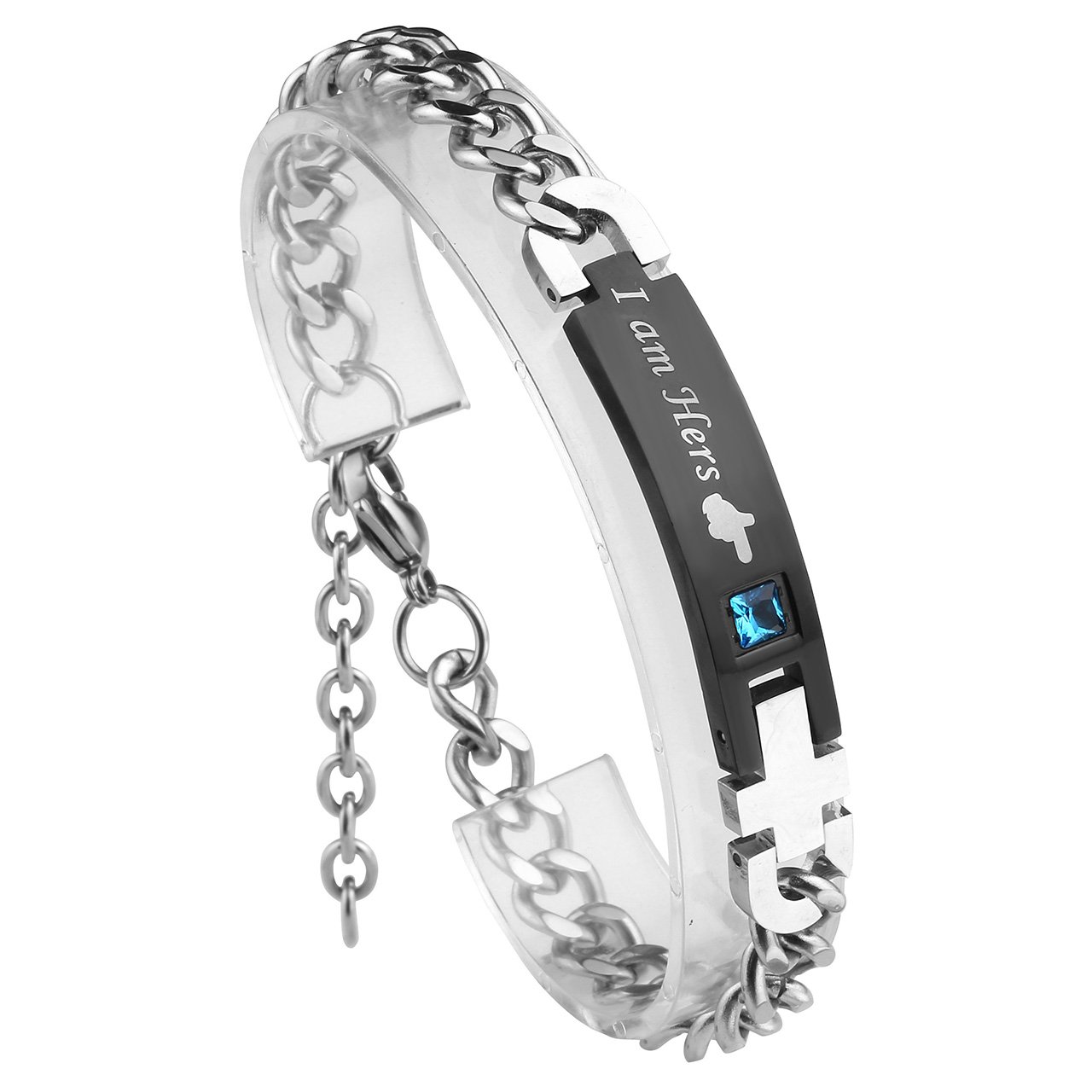 Zysta Bracelet Couple Acier Inoxydable \