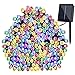 GDEALER Solar String Lights 72feet 200 LED 2 Modes Solar Powered Waterproof Starry Fairy Outdoor String Lights holiday Decoration Lights for Patio Gardens Homes Landscape Wedding Party