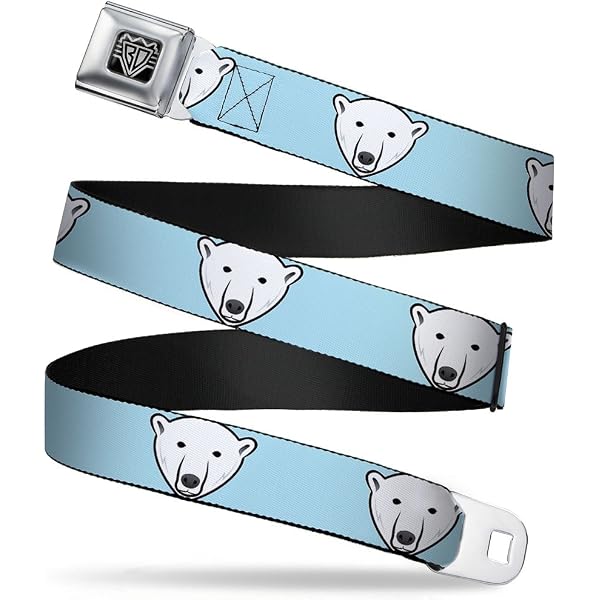 Cinto De Segurança Estiloso Buckle-Down - Estampa Urso Polar