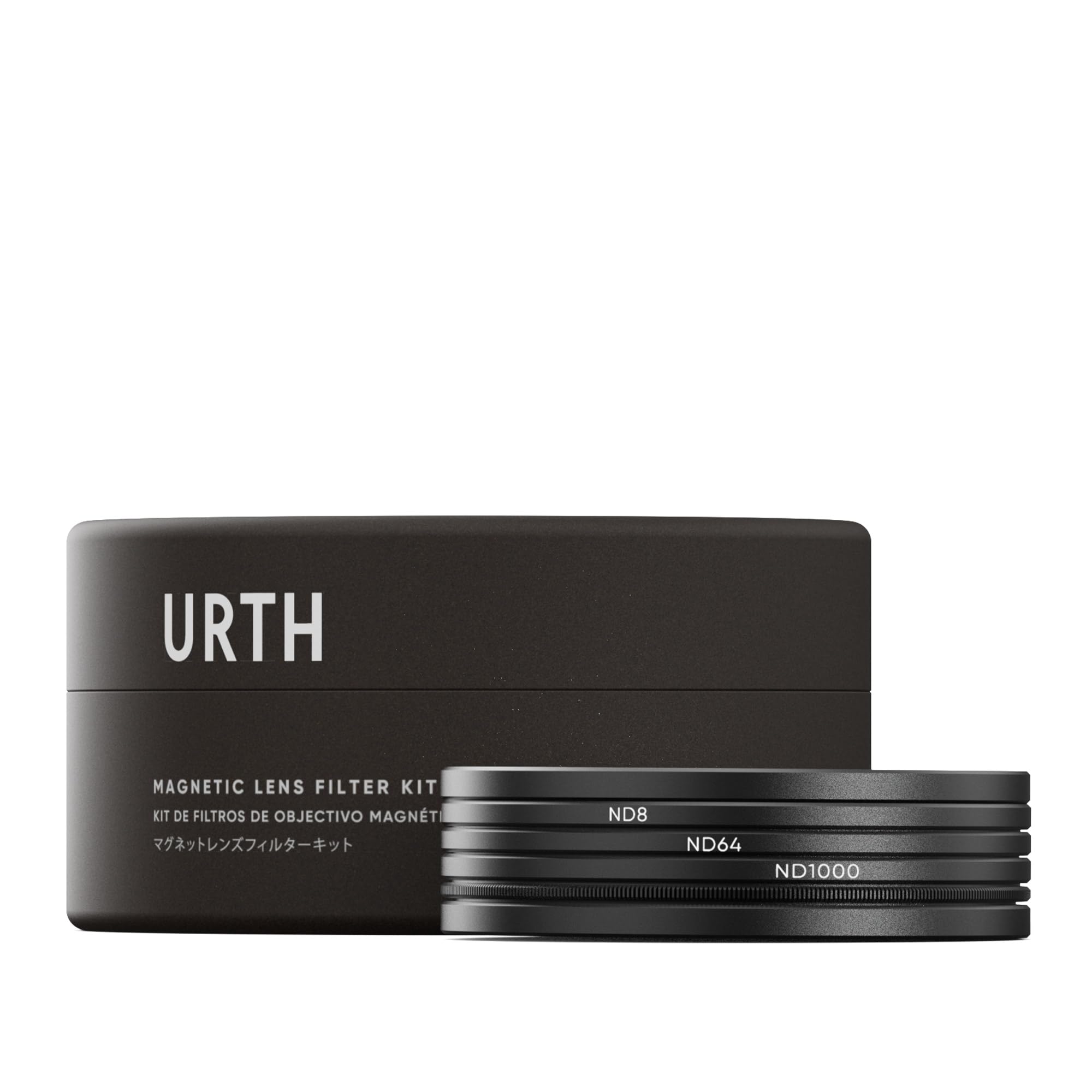 Urth 49mm 3-in-1 Magnetic Lens Filter Kit (Plus+) — Neutral Density ND8, ND64, ND1000, 20-Layer Nano-Coated, Ultra-Slim Camera Lens Filters