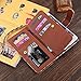 Luxury Designer Wallet Case for iPhone 6 Plus / 6s Plus, 12 Card Pockets, with Hand Strap, Magnetic Closure, for Women, Classic Design, High Grade, Premium Quality, Classy Style